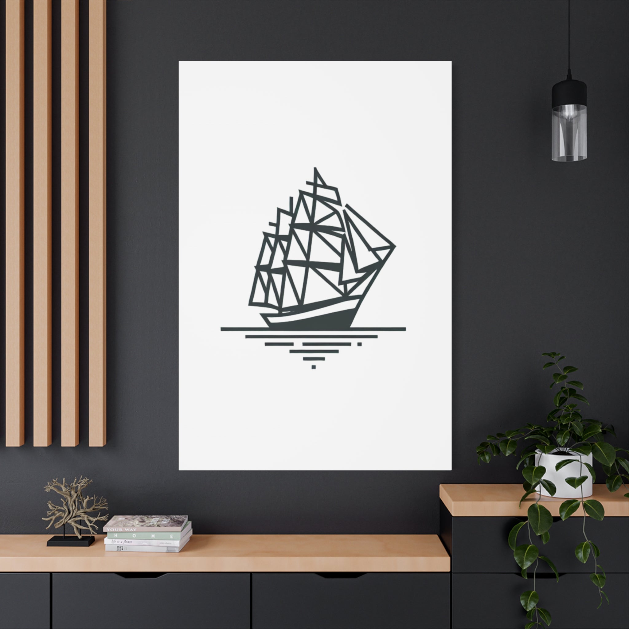 SHIP Canvas Art Print