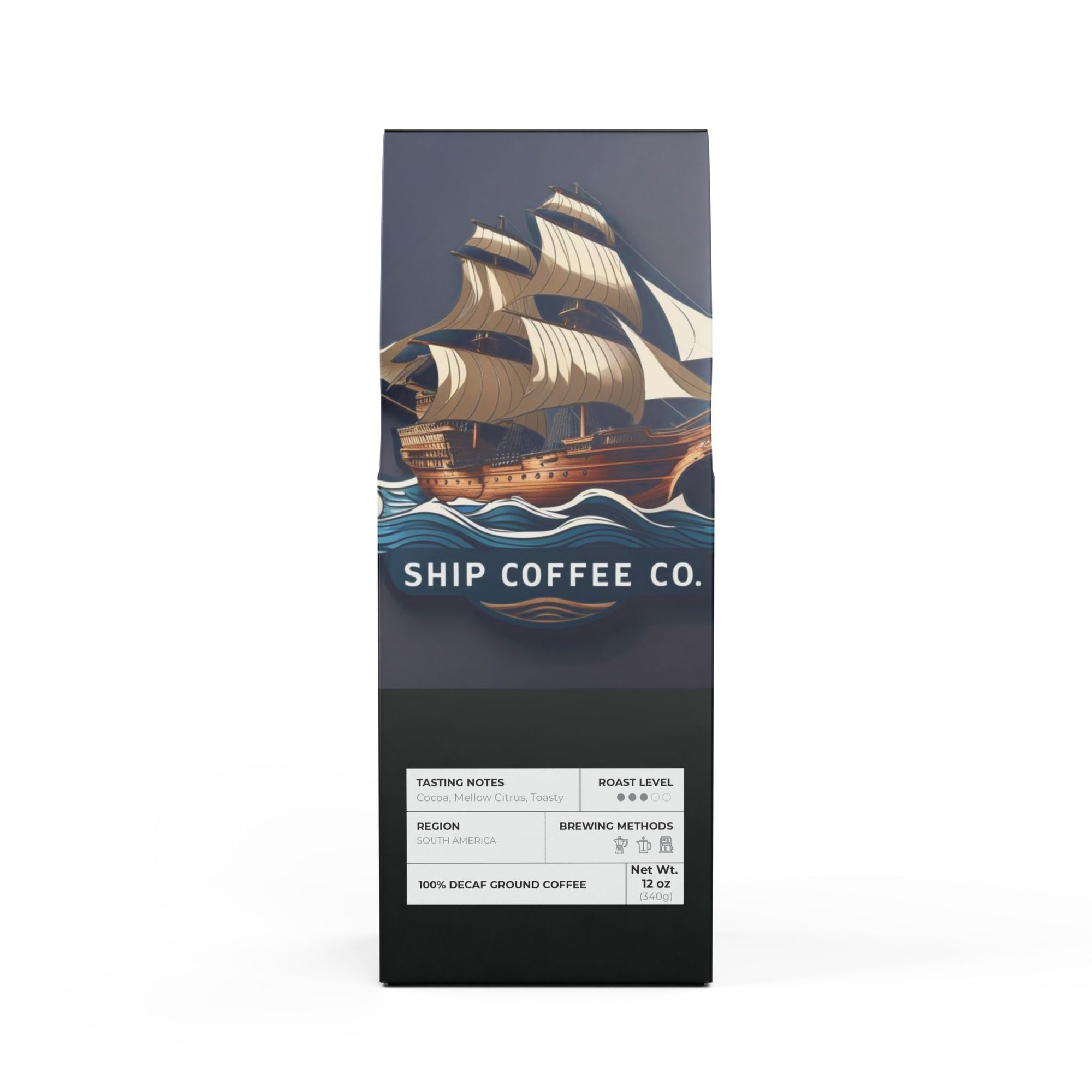 SHIP Coffee Co (DECAF Medium Roast)