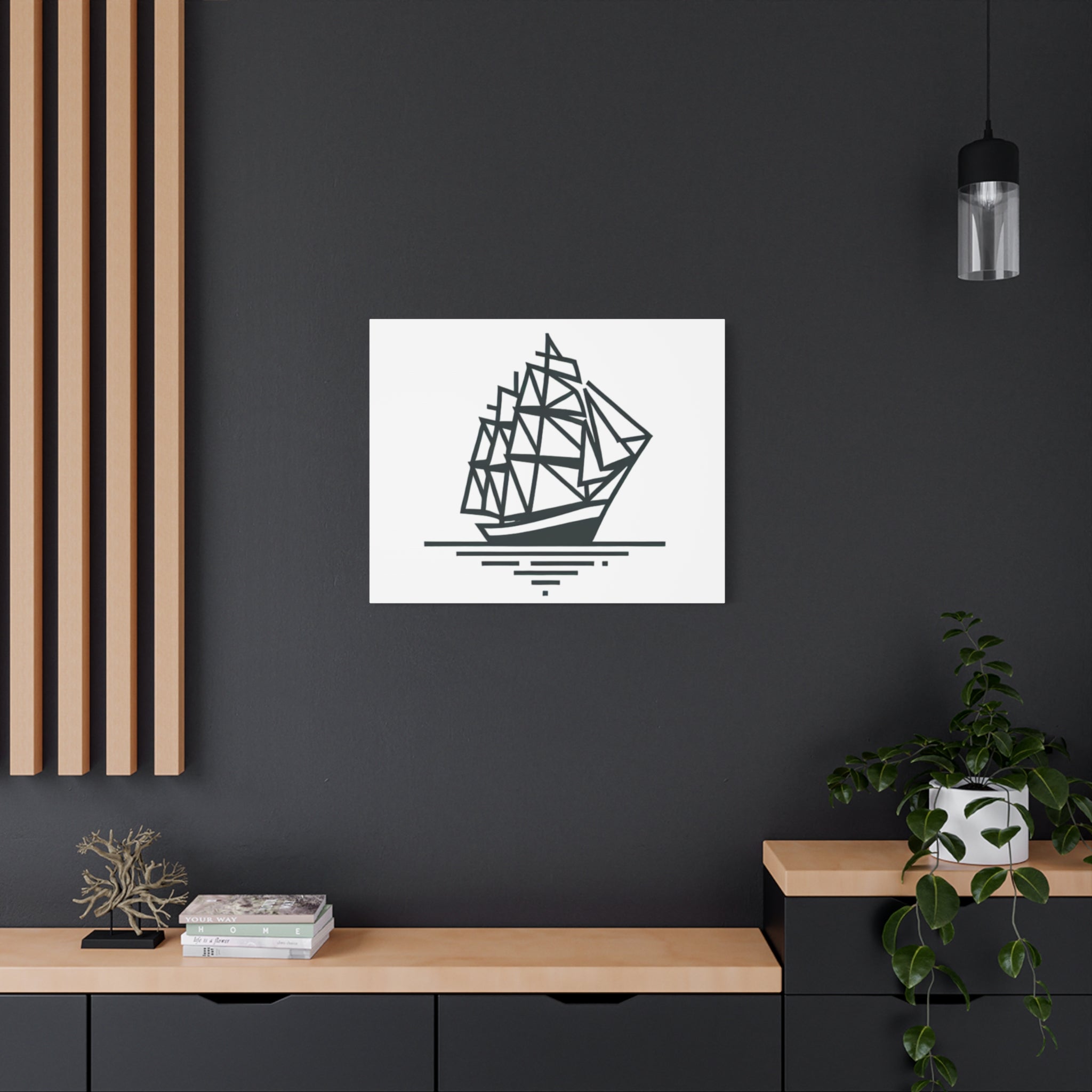 SHIP Canvas Art Print