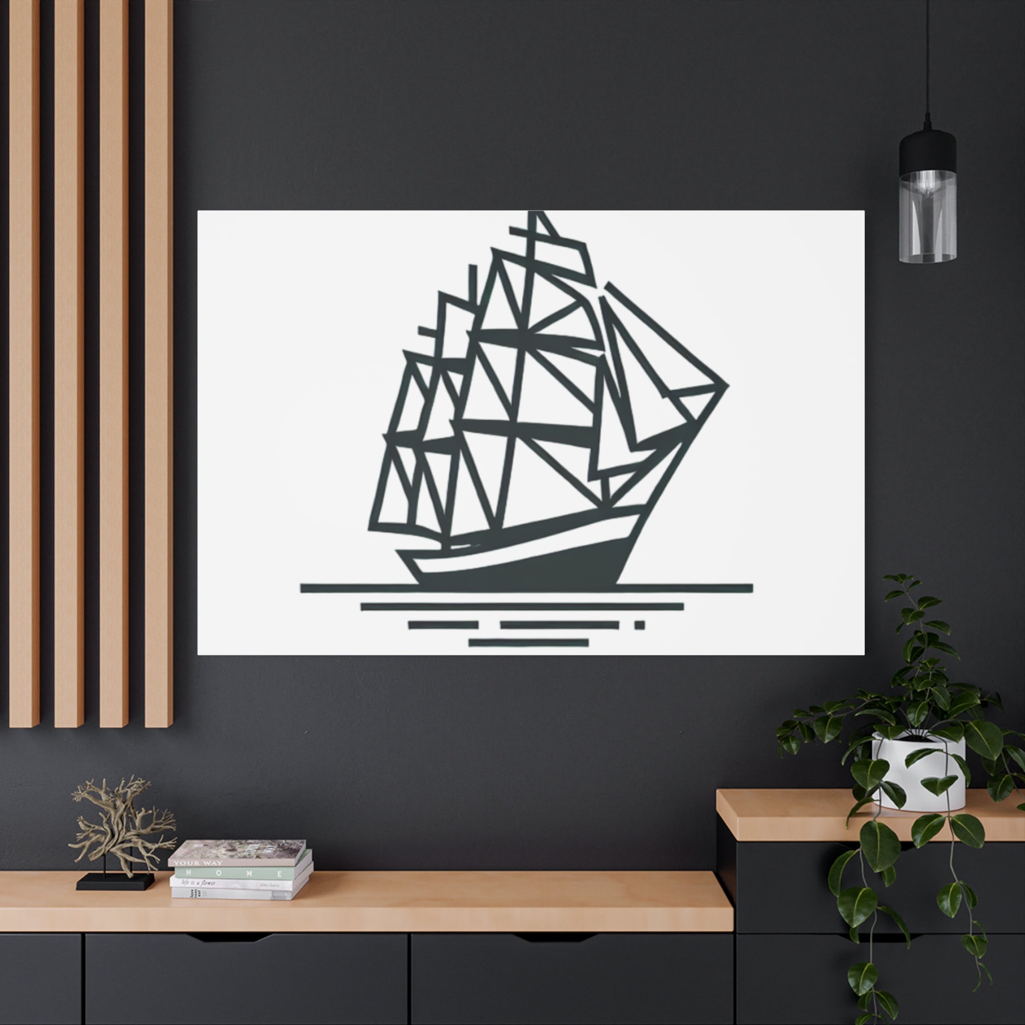 SHIP Canvas Art Print