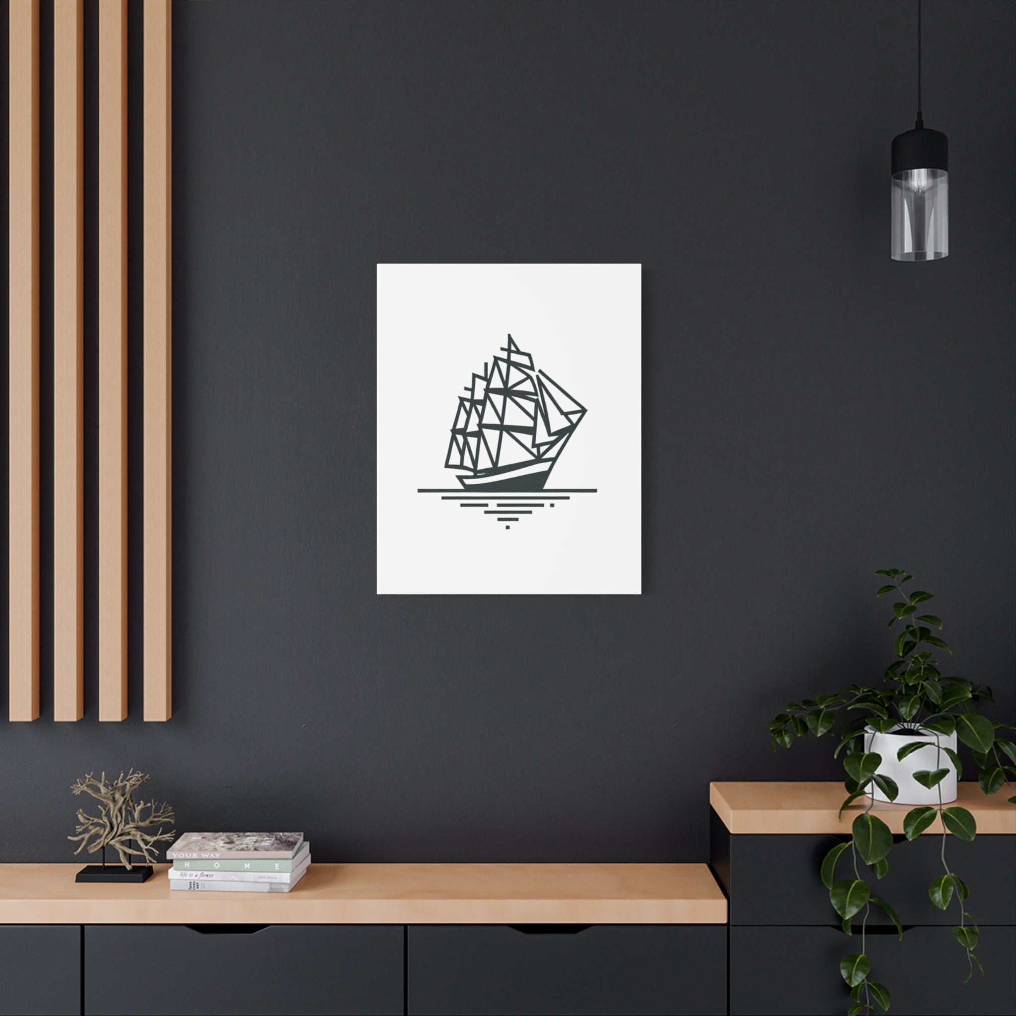 SHIP Canvas Art Print