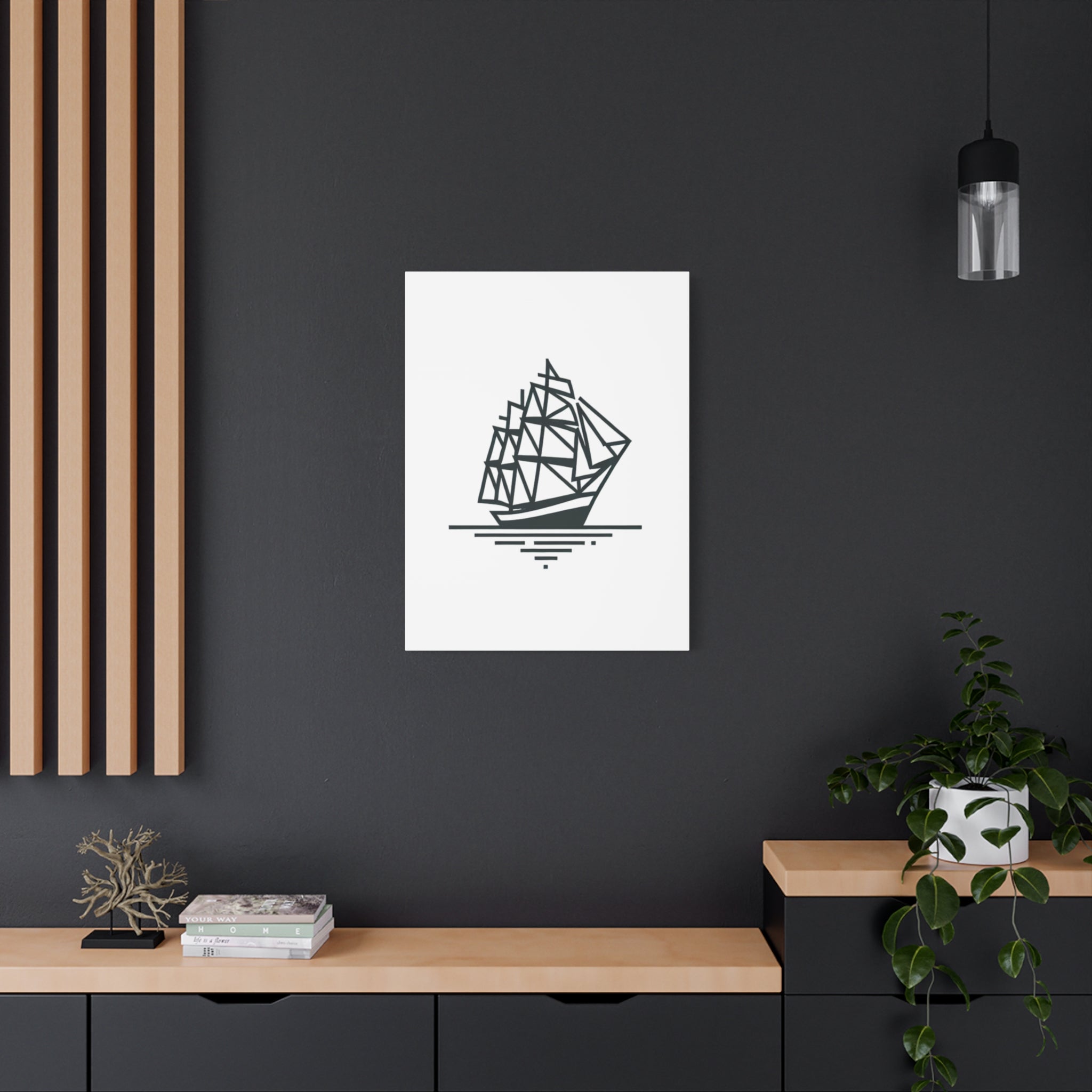 SHIP Canvas Art Print