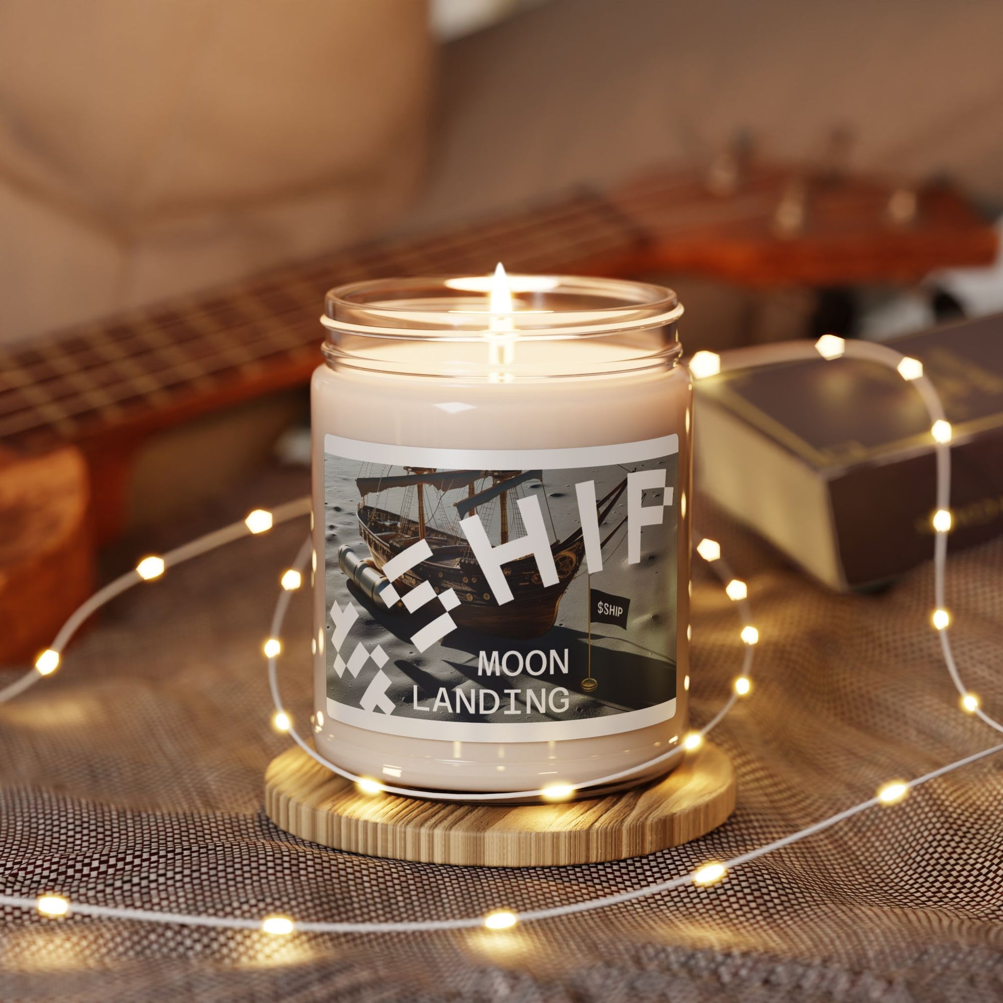 $SHIP Genesis Moon Landing Candle