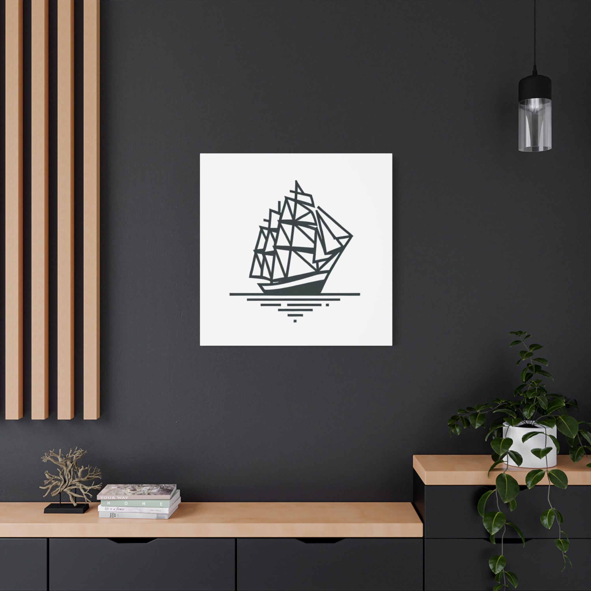 SHIP Canvas Art Print