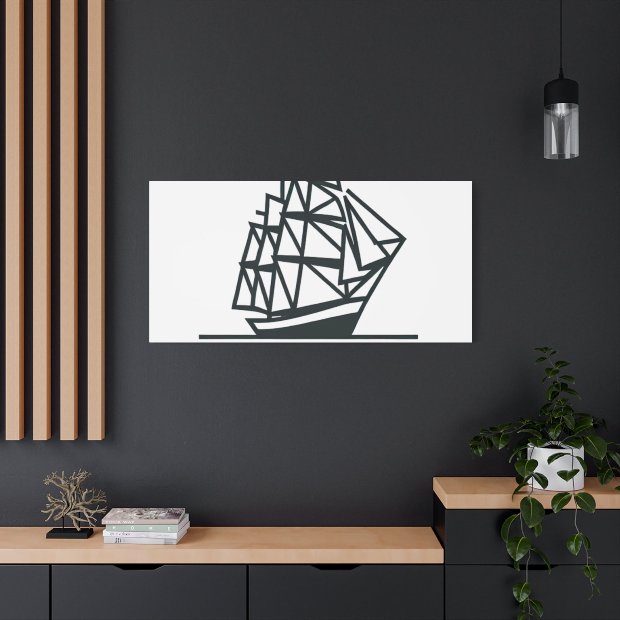 SHIP Canvas Art Print