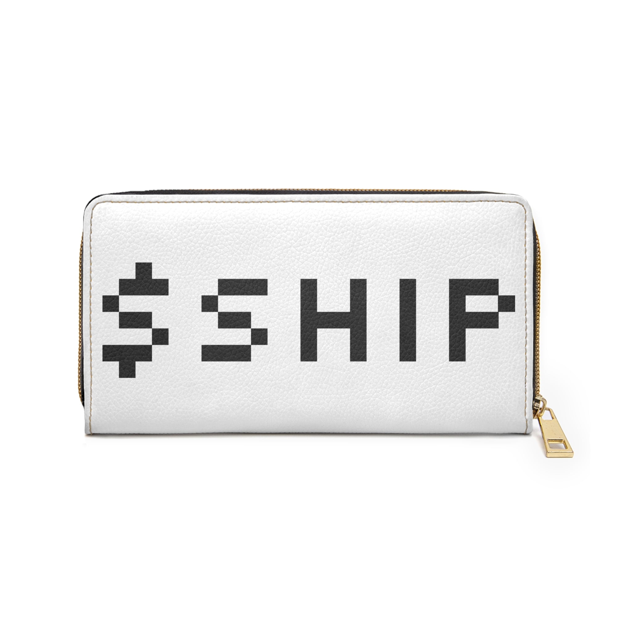 $SHIP Zipper Vegan Wallet