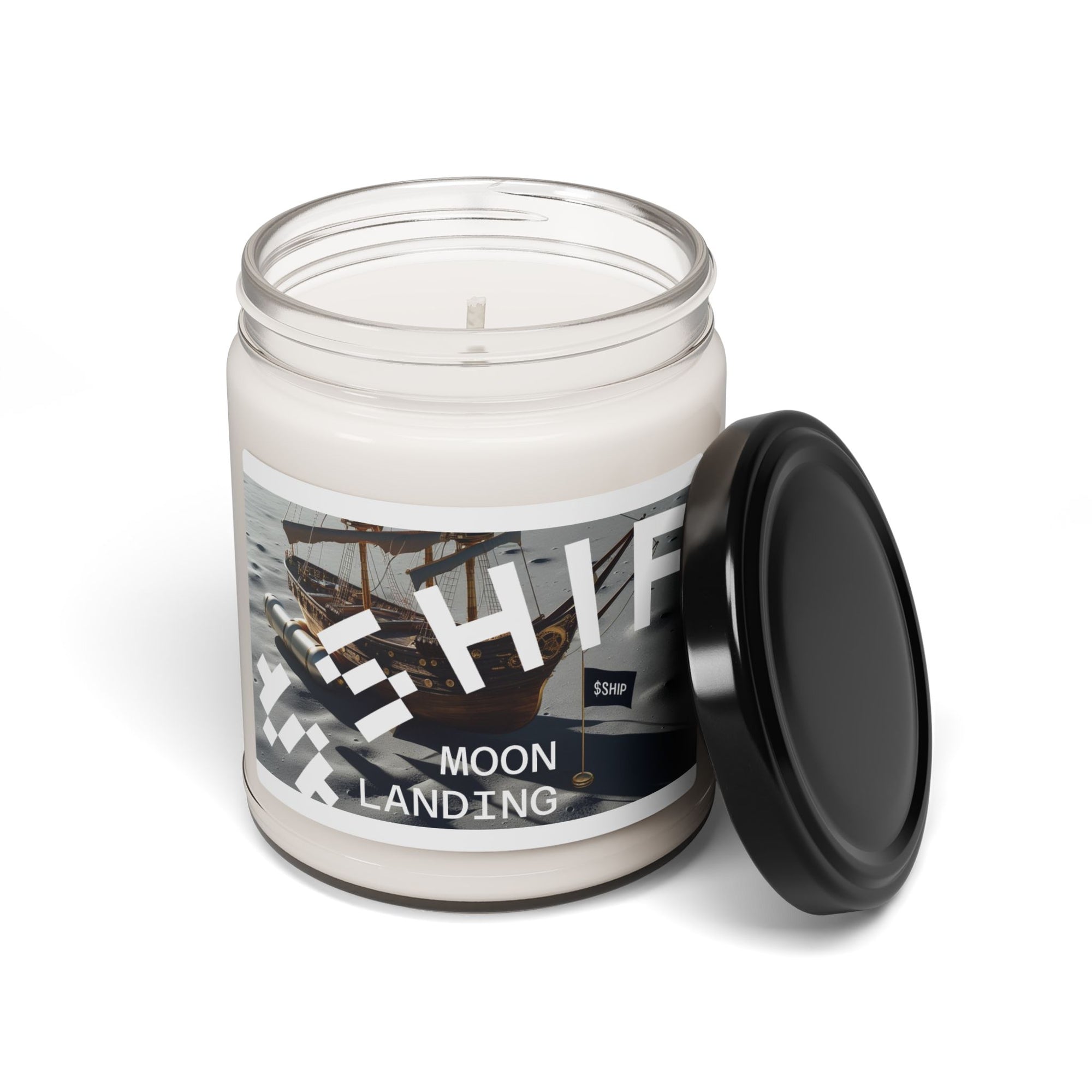 $SHIP Genesis Moon Landing Candle