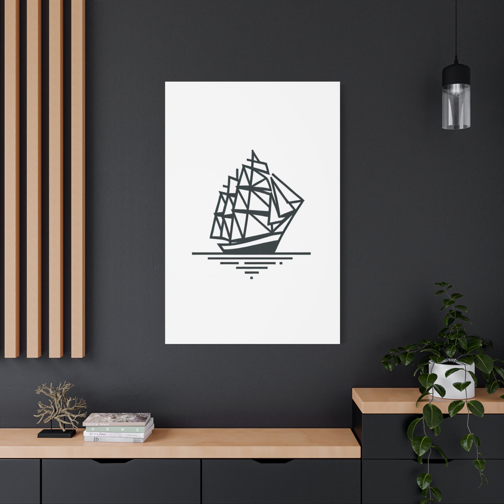 SHIP Canvas Art Print