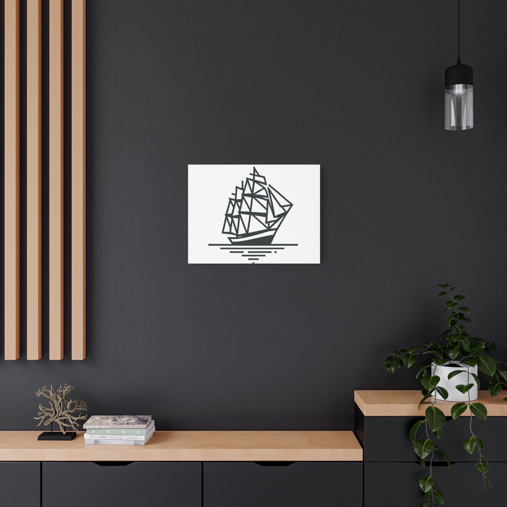 SHIP Canvas Art Print