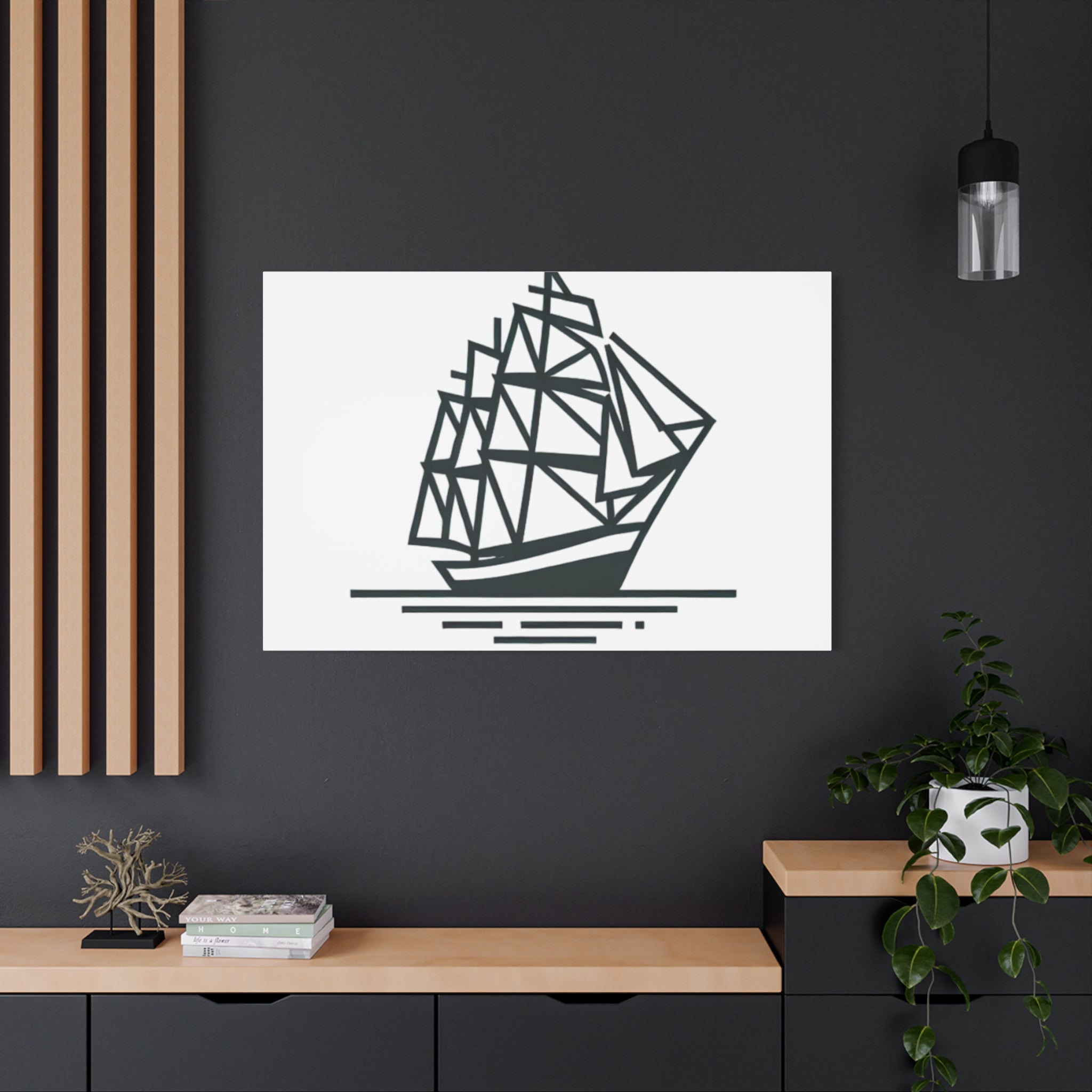 SHIP Canvas Art Print