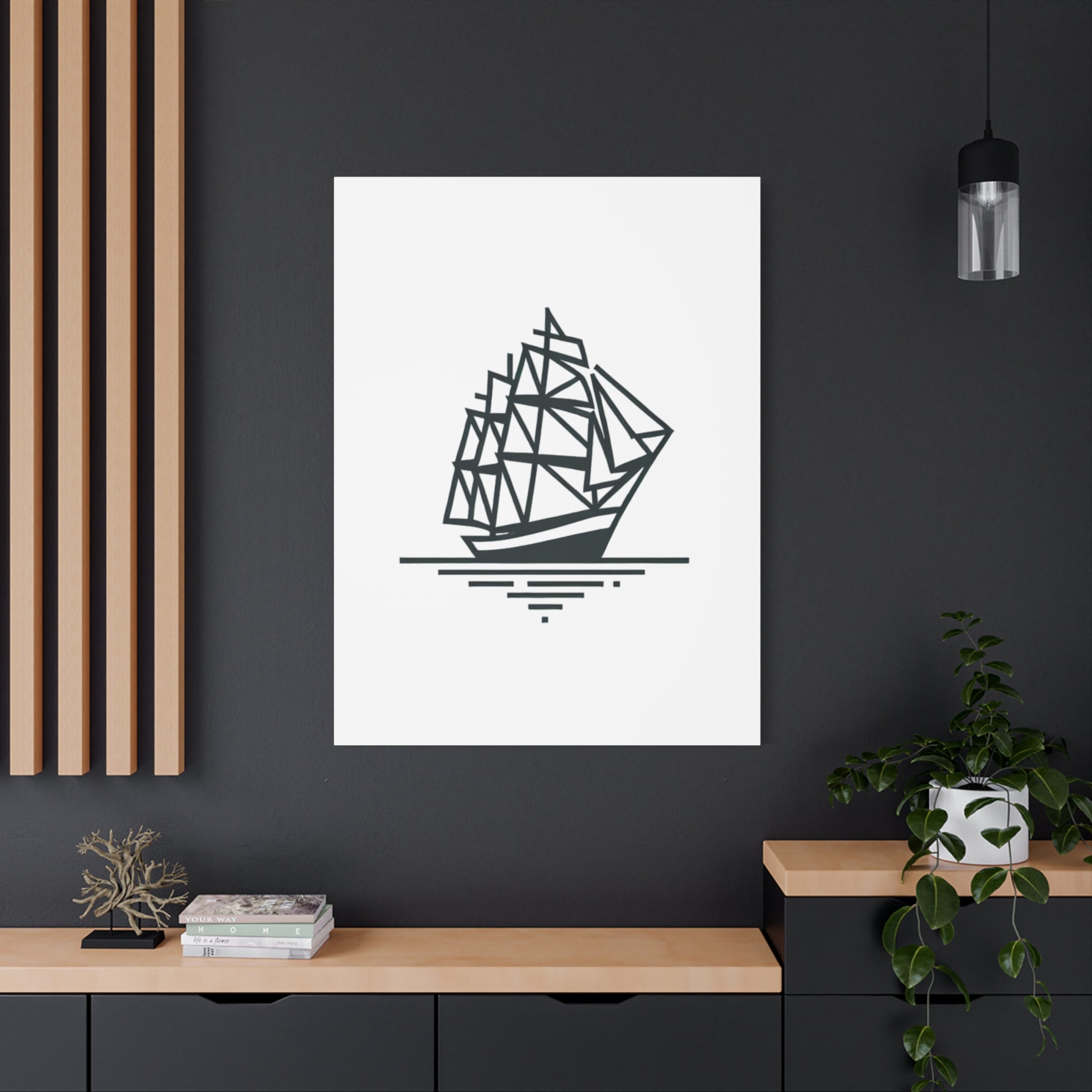 SHIP Canvas Art Print
