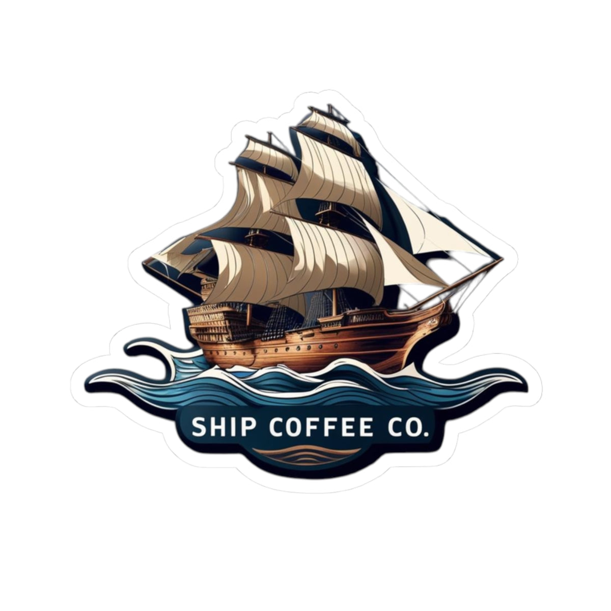 SHIP Coffee Co Sticker