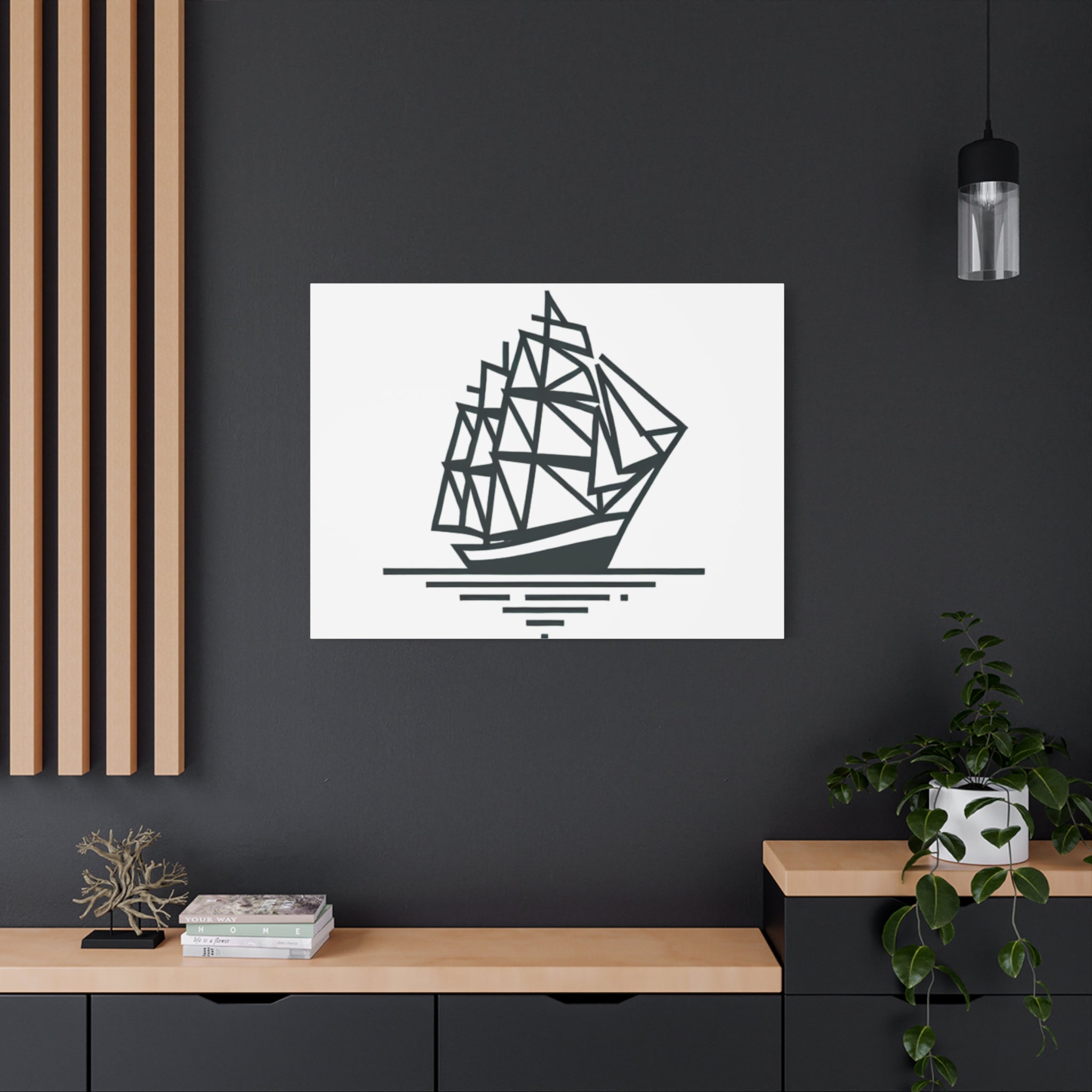 SHIP Canvas Art Print