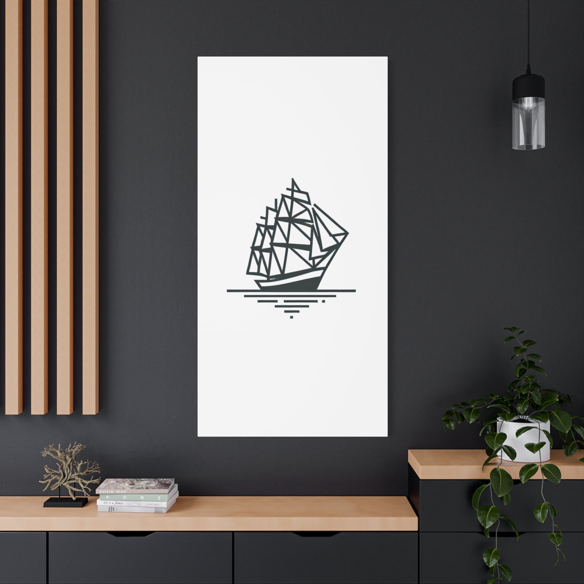 SHIP Canvas Art Print