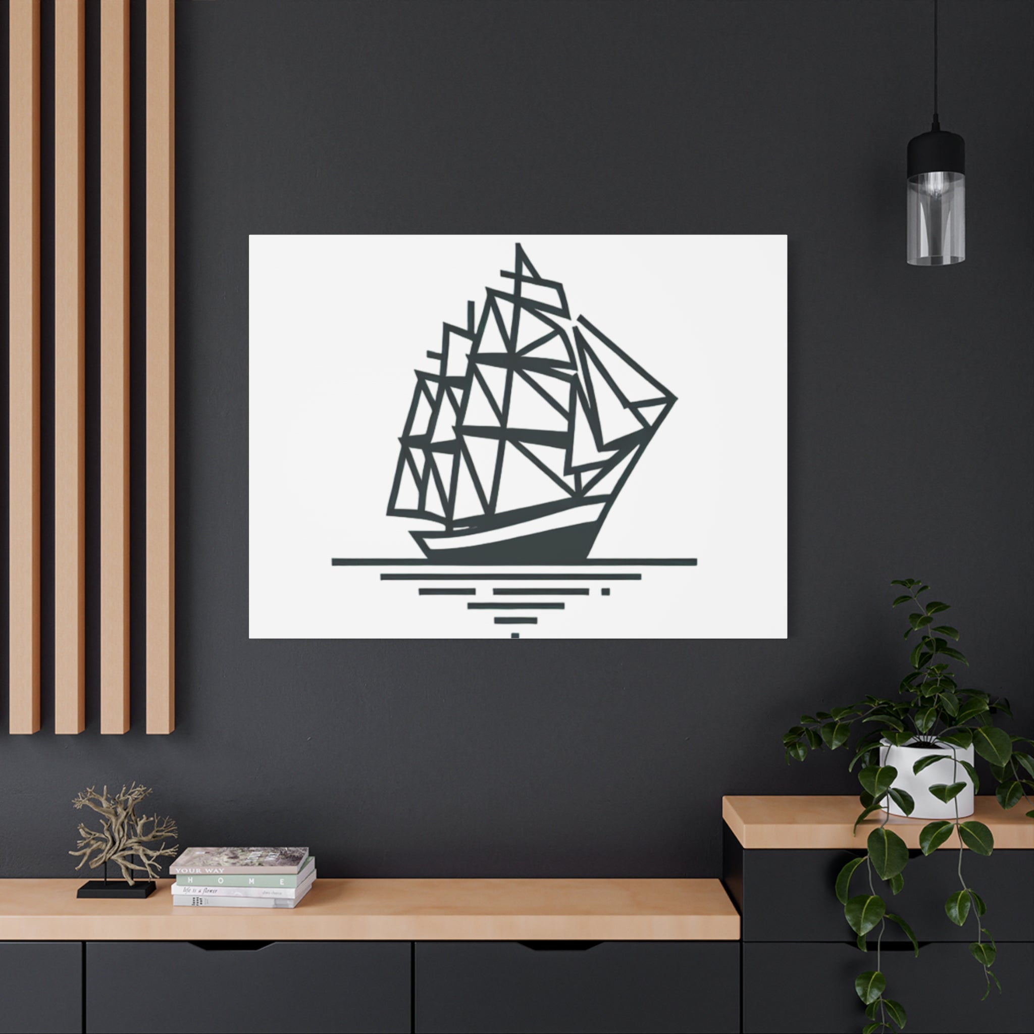 SHIP Canvas Art Print