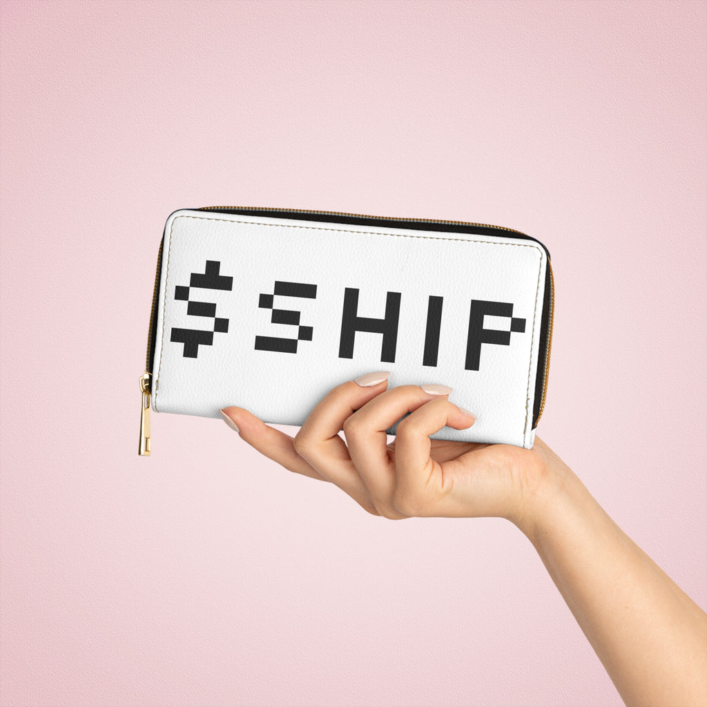 $SHIP Zipper Vegan Wallet
