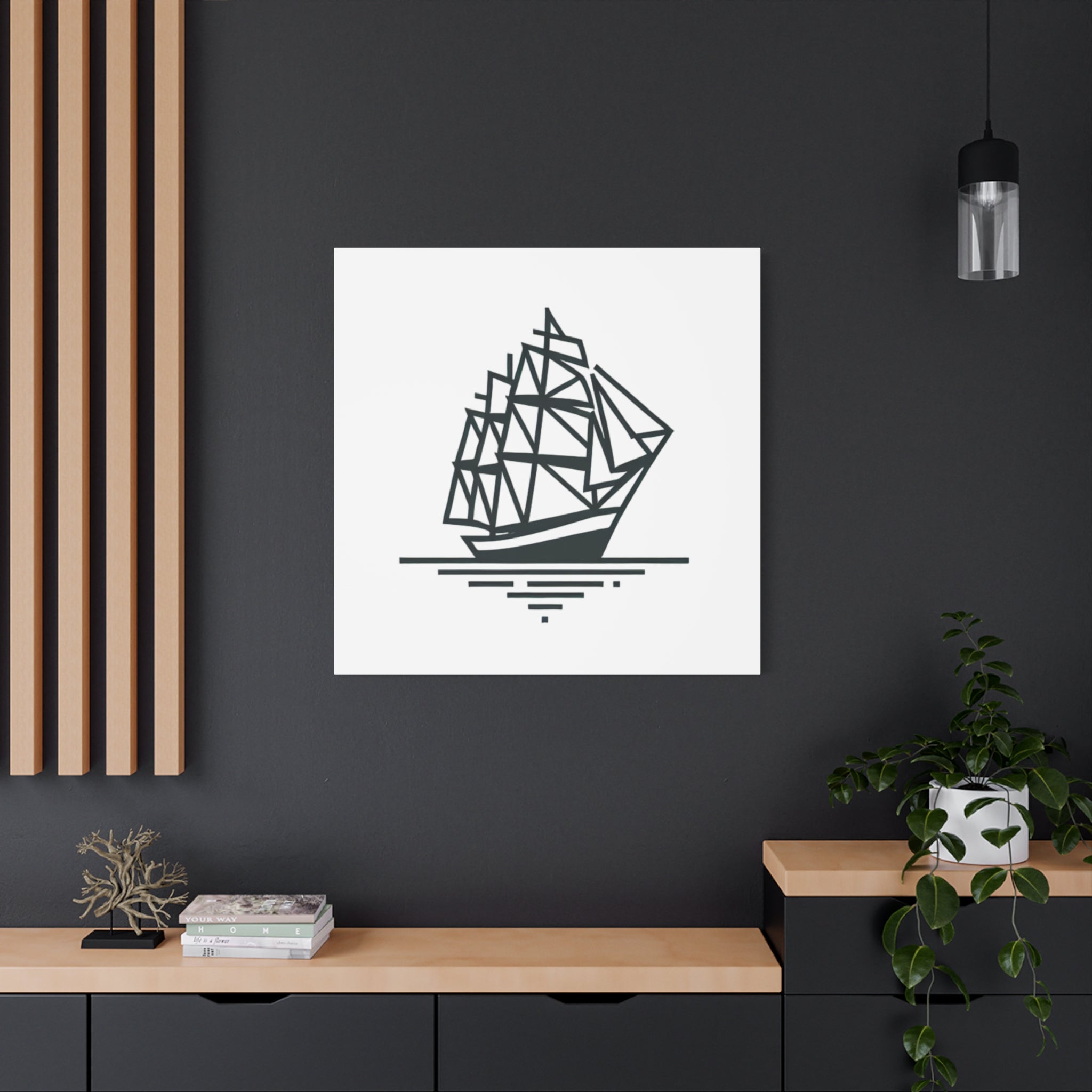 SHIP Canvas Art Print